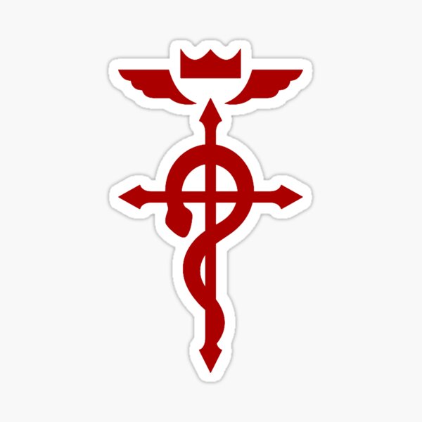 Fullmetal Alchemist Flamel Logo Sticker