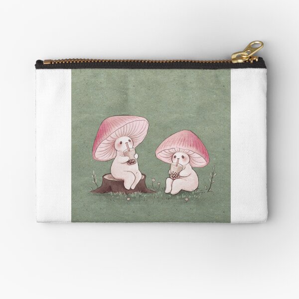 Item preview, Mycena Mushrooms with Boba Tea designed and sold by Fairydrop.