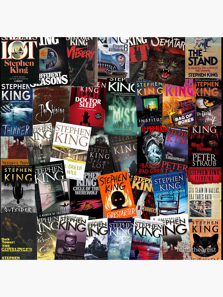 Thumbnail 5 of 5, Coasters (Set of 4), Stephen King Book Covers, Horror Bookworm designed and sold by randitheartist.
