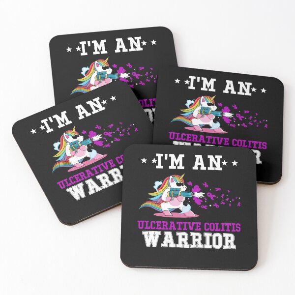 Item preview, Funny Unicorn I'm An Ulcerative Colitis Warrior designed and sold by heppenp.