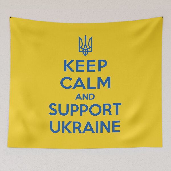 Item preview,  Keep calm and support Ukraine designed and sold by Vitaliy Klimenko.