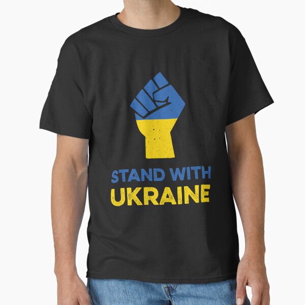 Item preview, Stand with Ukraine Pray For Ukraine shirt design Support Ukraine Map Stop the War Peace in Ukraine shirt designed and sold by BeeClassyDesign.