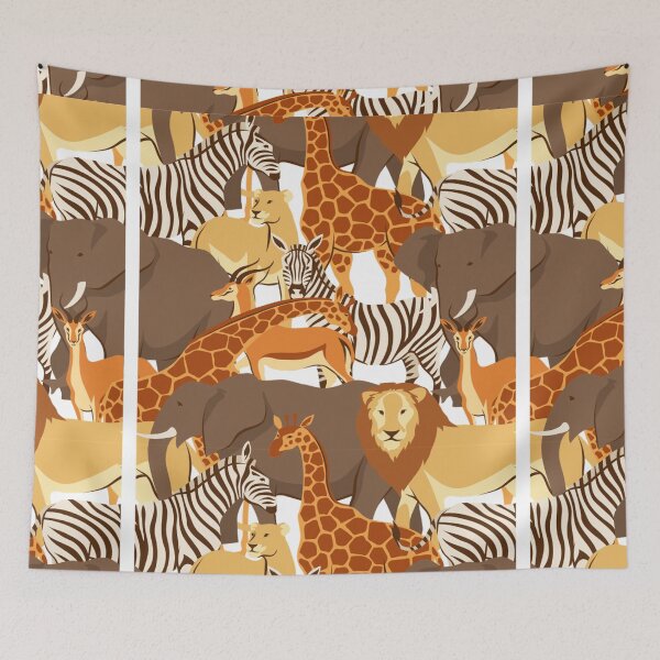 Item preview, AFRICAN ANIMALS  designed and sold by DiscoVibes.