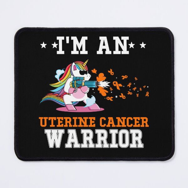 Item preview, Funny Unicorn I'm An Uterine Cancer Warrior designed and sold by heppenp.