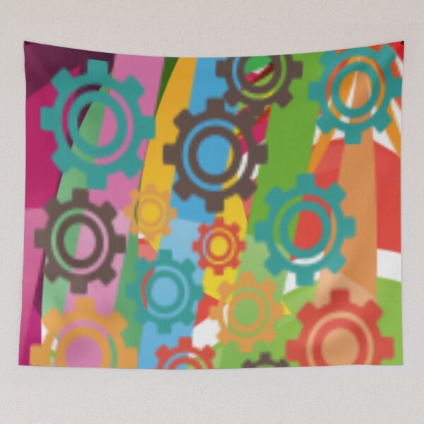 Item preview, Colorful graphics overlapping with lines  designed and sold by Emoelsalhy76.