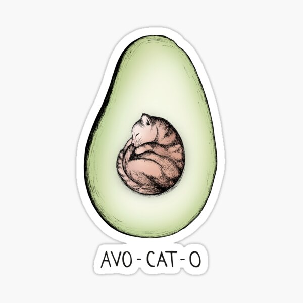 Item preview, Avo-cat-o designed and sold by barlena.