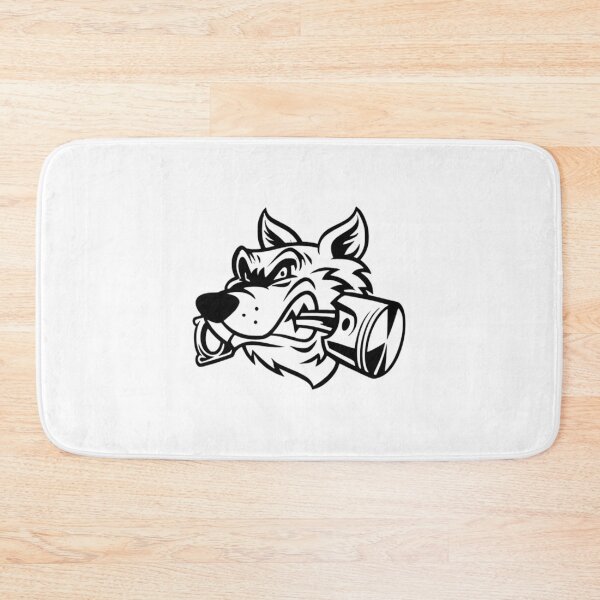 Item preview, Dog biting Piston designed and sold by Racingdecals.