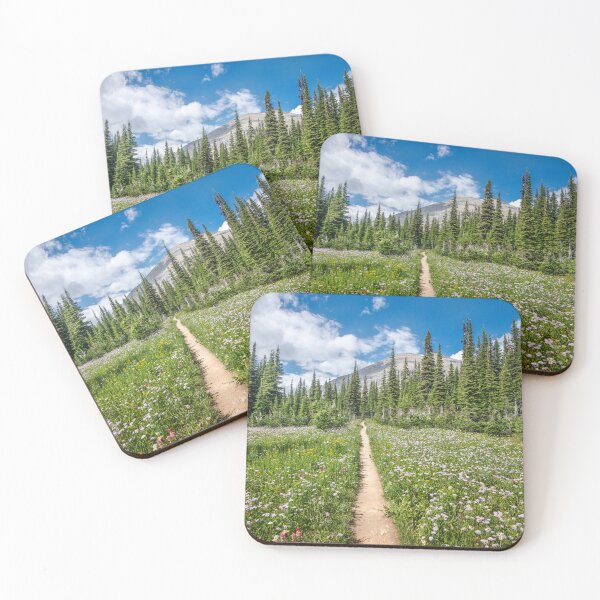 Item preview, Narrow Hiking Trail in the Mountains Photo designed and sold by Happy-Trails.