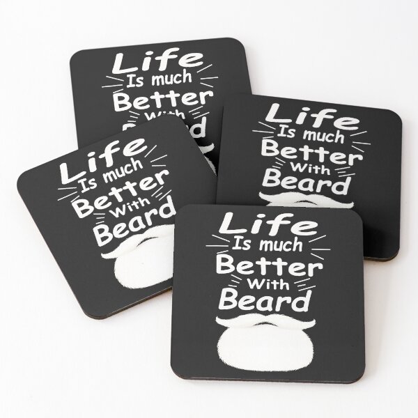 Item preview, Life Is Much Better With Beard designed and sold by The Happiness Market .
