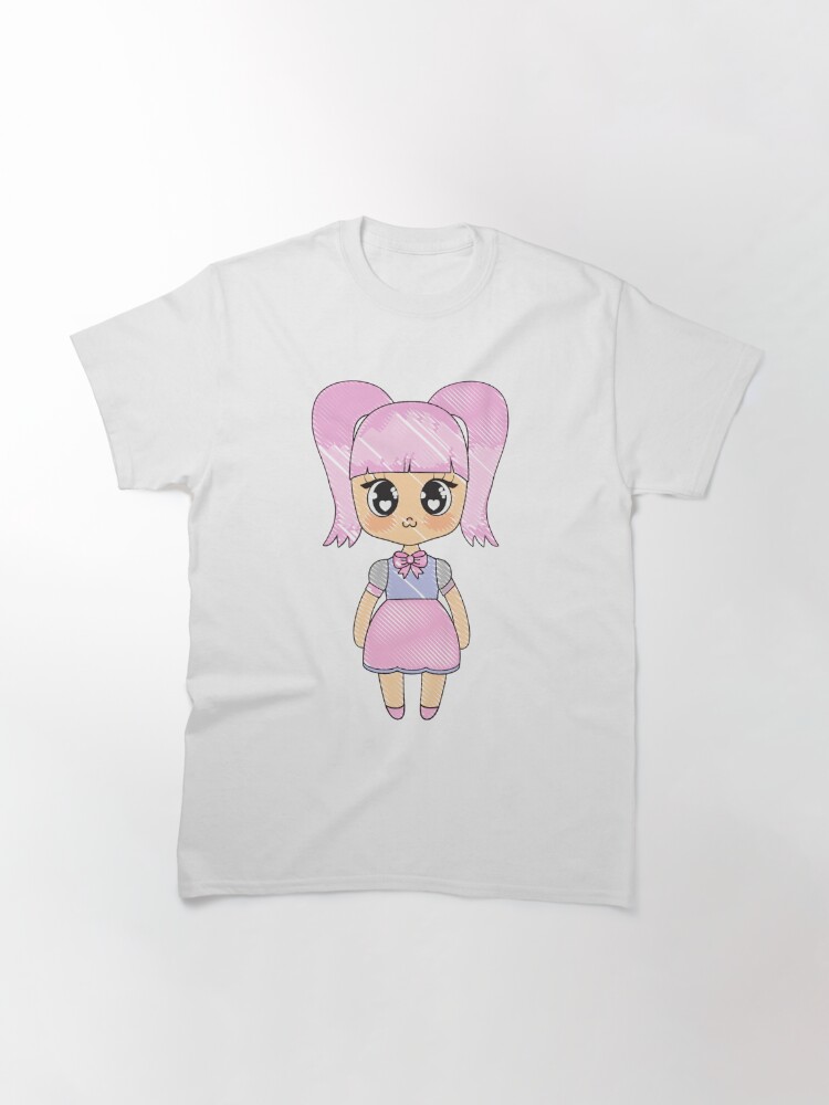 aesthetic preppy anime girl Classic T-Shirt for Sale by IllustrataPower