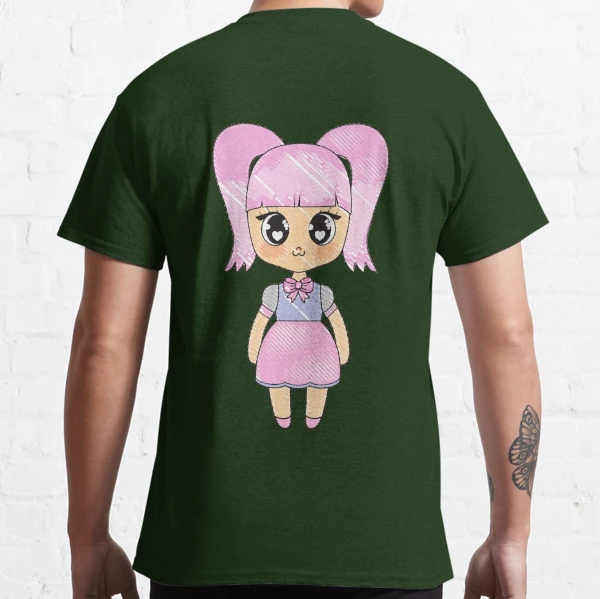 aesthetic preppy anime girl Classic T-Shirt for Sale by IllustrataPower