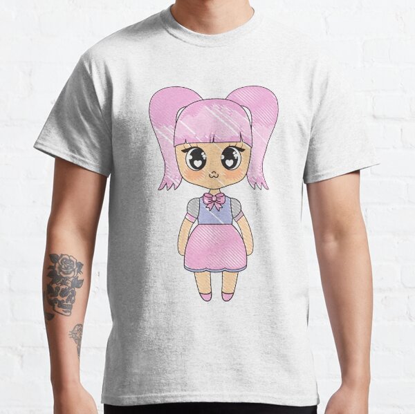 aesthetic preppy anime girl Kids T-Shirt for Sale by