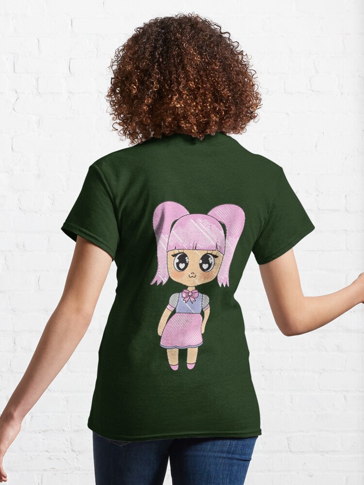 aesthetic preppy anime girl Classic T-Shirt for Sale by IllustrataPower