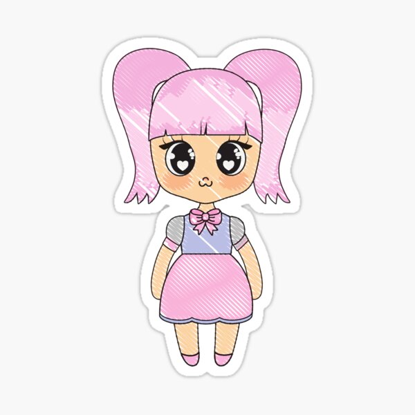 Beauty Aesthetic Roblox Girl  Sticker for Sale by Yourvaluesshop