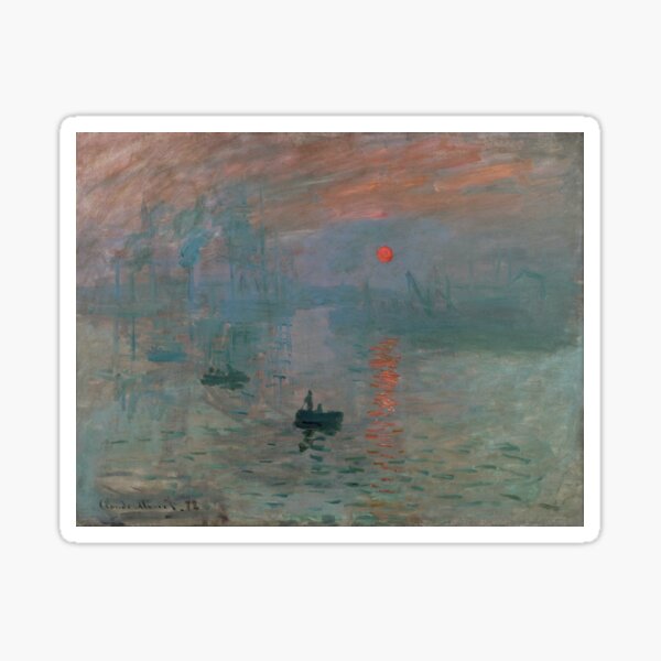 Vista previa del artículo con la obra «Claude Monet - Impresion, Sunrise, 1873», diseñado y vendido por artcenter.