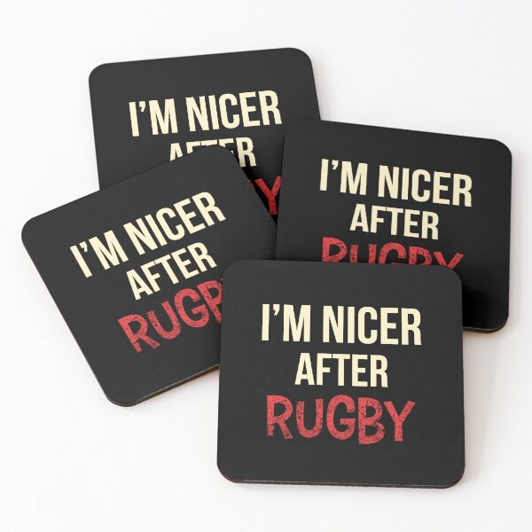 Item preview, I'm Nicer After Rugby designed and sold by OutcastBrain.
