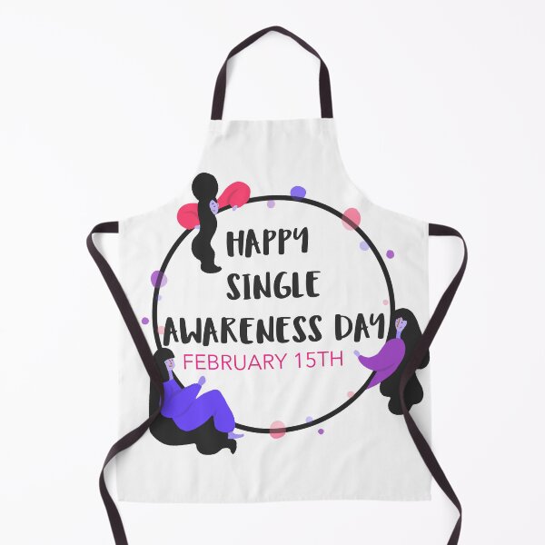 Item preview, HAPPY SINGLE AWARENESS DAY FEBRUARY 15TH SINGLES SAYING STICKER designed and sold by bestfunonline.