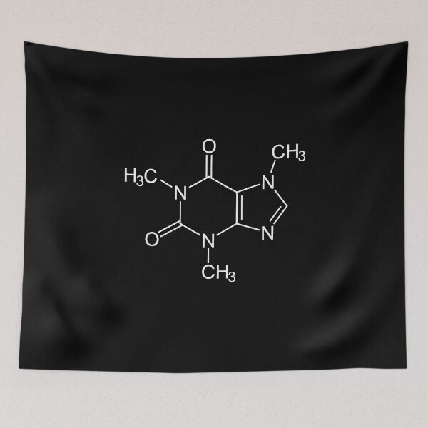 Item preview, Caffeine Molecule designed and sold by The Junto Shop.