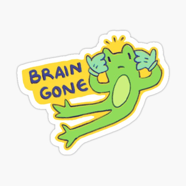Item preview, Brainless froggy designed and sold by waspsalad.