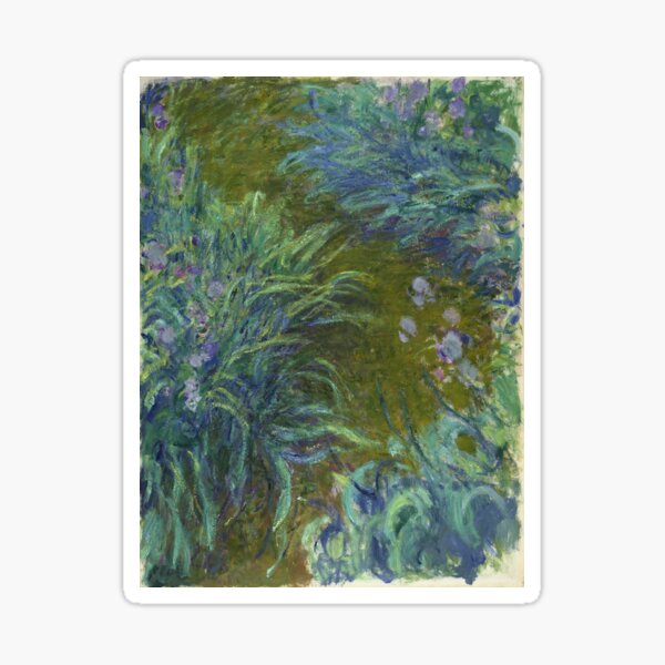 Vista previa del artículo con la obra «Claude Monet - Iris», diseñado y vendido por artcenter.