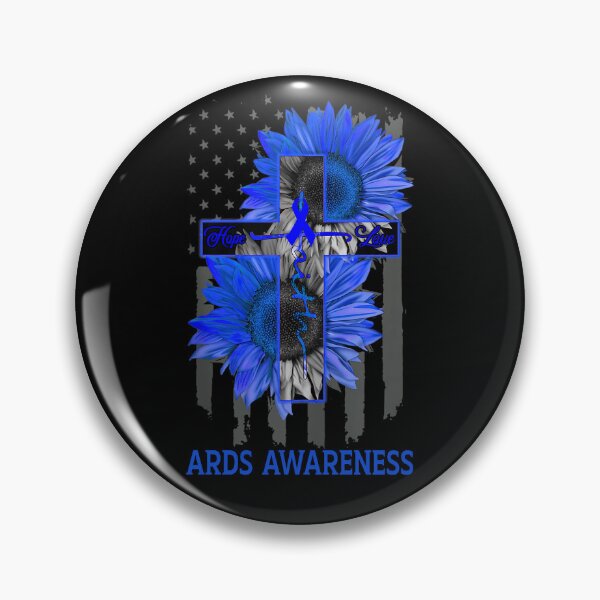 Item preview, Faith Hope Love American Flag Sunflower Christian Cross ARDS Awareness designed and sold by Tadmab.