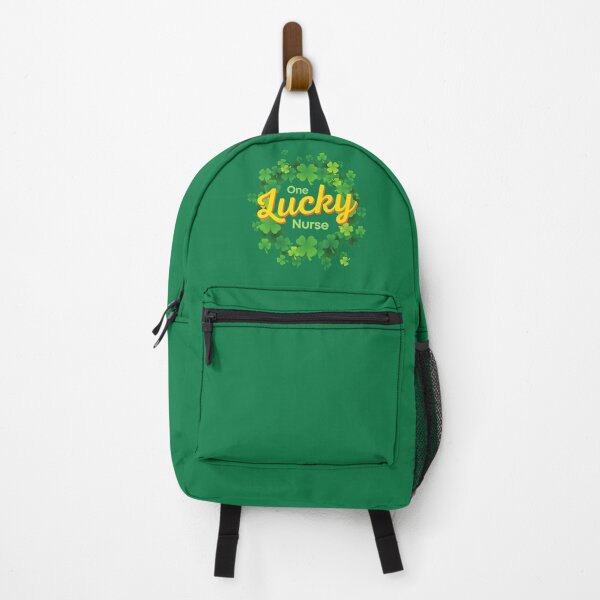 Item preview, St Patrick's Day - The Luck of the Irish - Shamrocks - Clovers - One Lucky Nurse designed and sold by DesignByLeo.