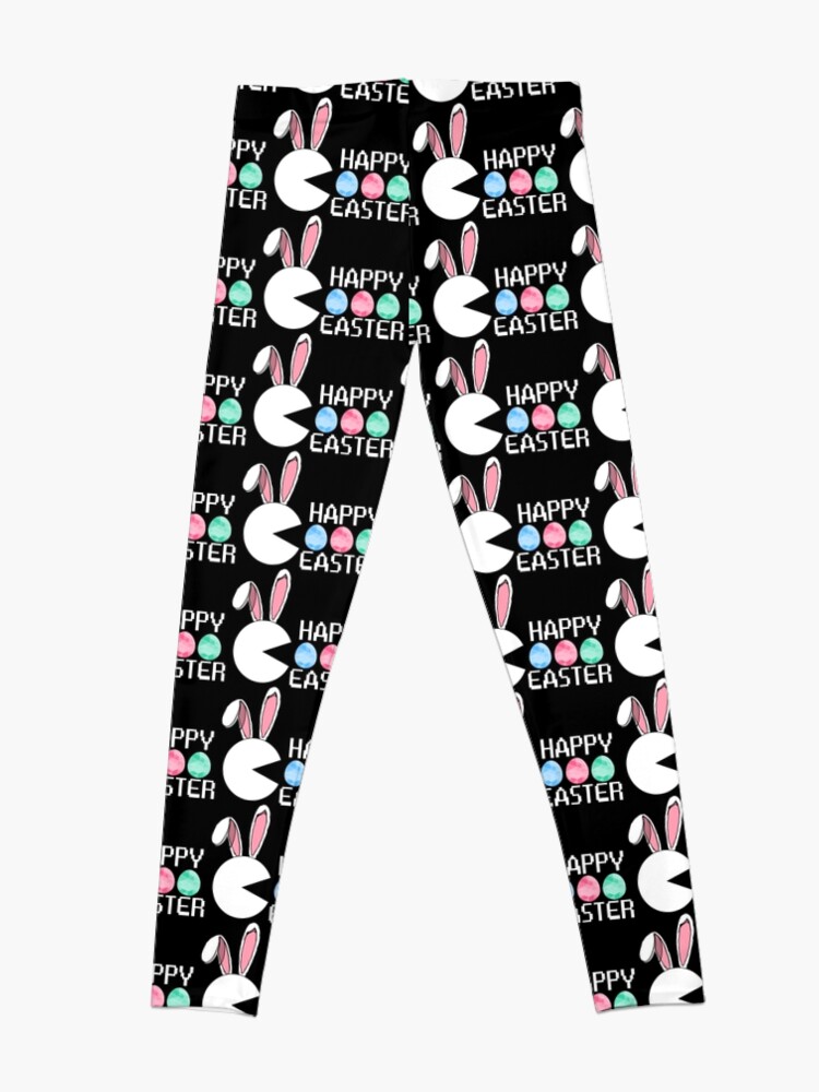 Discover Video Game Funny Bunny Egg Boys Girls Cute Happy Easter Day Leggings