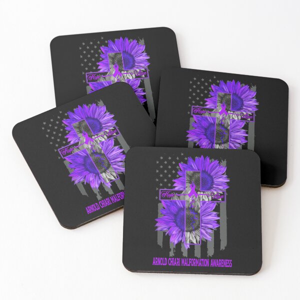 Item preview, Faith Hope Love American Flag Sunflower Christian Cross ARNOLD CHIARI MALFORMATION Awareness designed and sold by Tadmab.