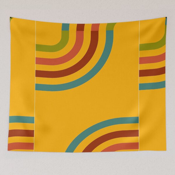 Item preview, TRO COLORFUL SQUIGGLY LINES designed and sold by DiscoVibes.