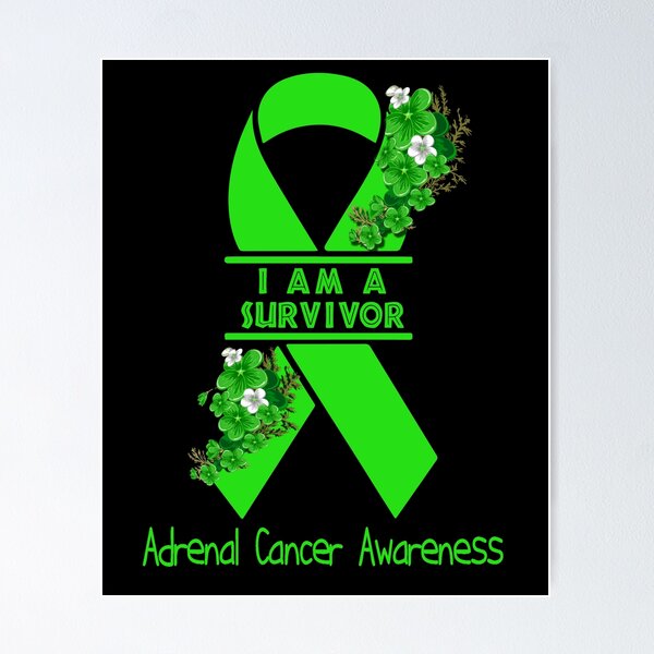 Item preview, I Am A Suvivor Ribbon Adrenal Cancer Awareness designed and sold by heppenp.