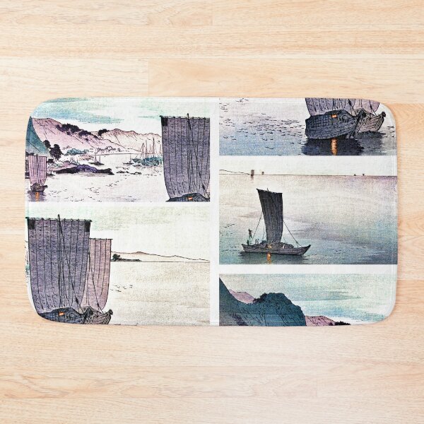 Item preview, Japanese Fishing Boats leaving port designed and sold by RyanCaudell.
