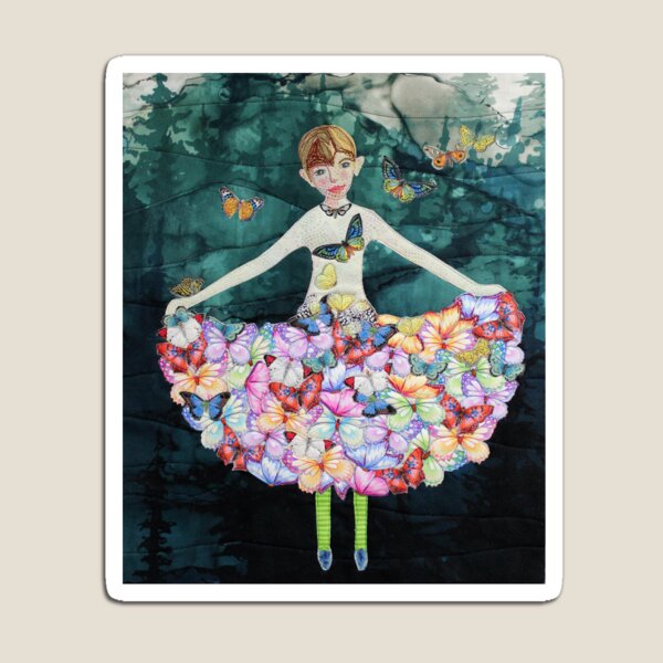 Butterfly Girl Magnet
