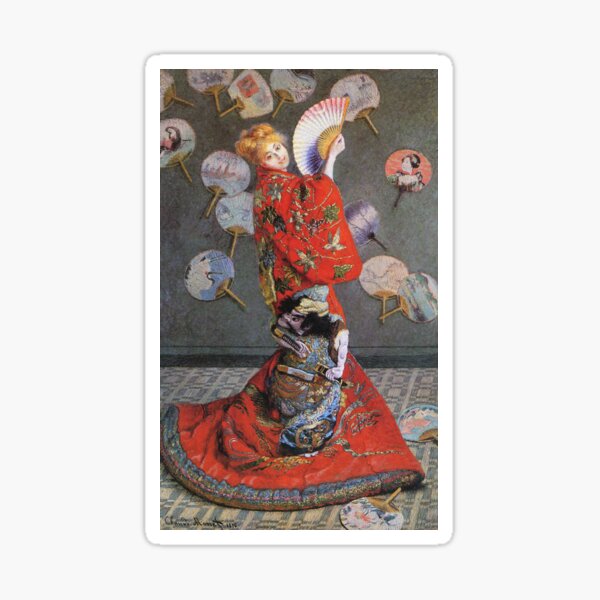 Vista previa del artículo con la obra «Claude Monet - Japón S Camille Monet en traje japonés 1876», diseñado y vendido por artcenter.