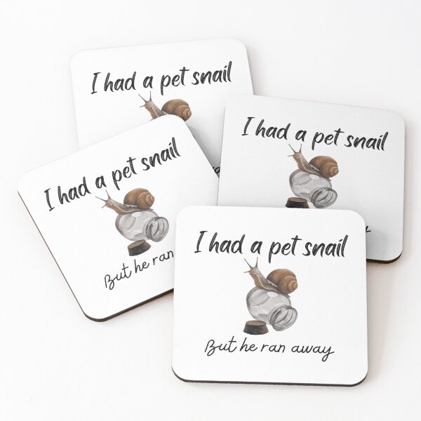 Item preview, I had a pet snail but he ran away - Funny designed and sold by LukjanovArt.
