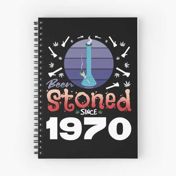 Item preview, Been stoned since 1970 (Purple retro vintage sunset with bong) designed and sold by YomeHayin.