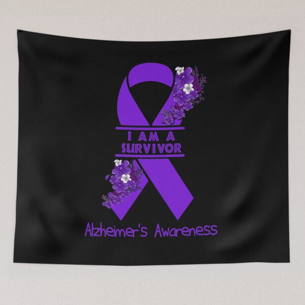 Item preview, I Am A Suvivor Ribbon ALZHEIMER'S Awareness designed and sold by heppenp.