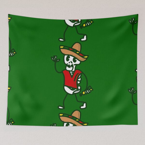 Item preview, happy cinco de mayo skeleton cute mexican designed and sold by Gossip Rag.