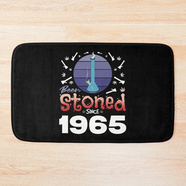 Item preview, Been stoned since 1965 (Purple retro vintage sunset with bong) designed and sold by YomeHayin.