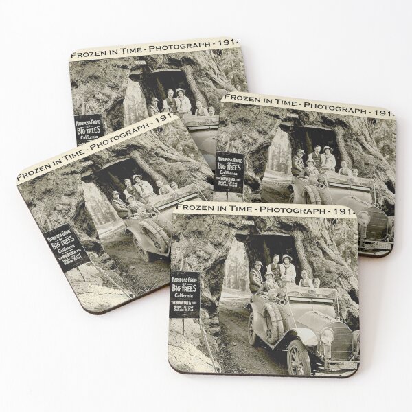 Item preview, FROZEN in TIME : Vintage 1914 Giant California Tree Photograph Print designed and sold by posterbobs.