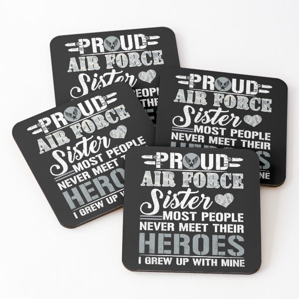 Item preview,  Proud Air Force Sister USAF Airman  Sis I Grew Up With My Hero Red Friday Gift designed and sold by Simeon	 Dorelus.