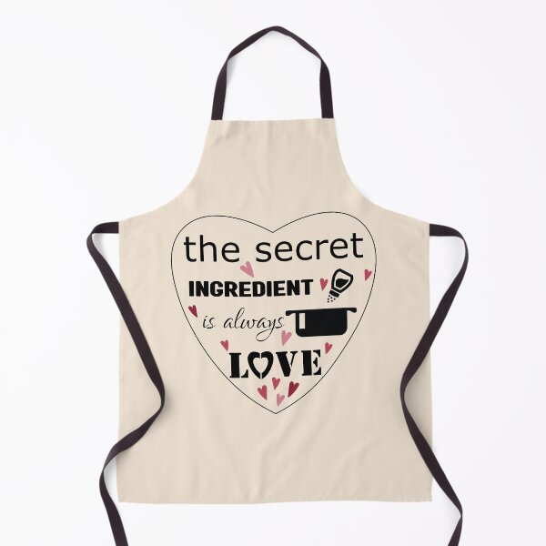 Item preview, The secret ingredient is always love - Cooking chef  designed and sold by Alice-Elgawi.