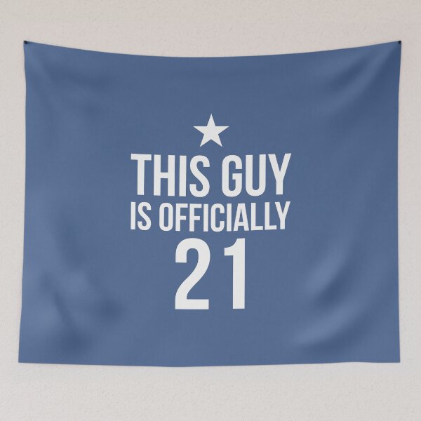 Item preview, This Guy Is Officially 21 Cool 21st Birthday Bday Drinking Age designed and sold by raretshirtsuk.