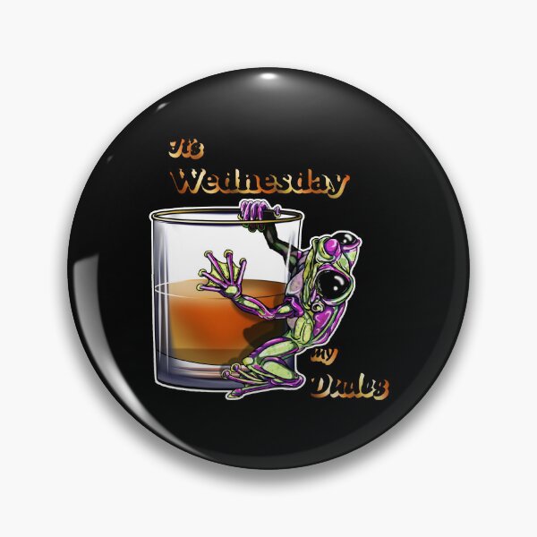 Item preview, Whiskey Frog Purple: It's Wednesday, My Dudes designed and sold by iduzarts.