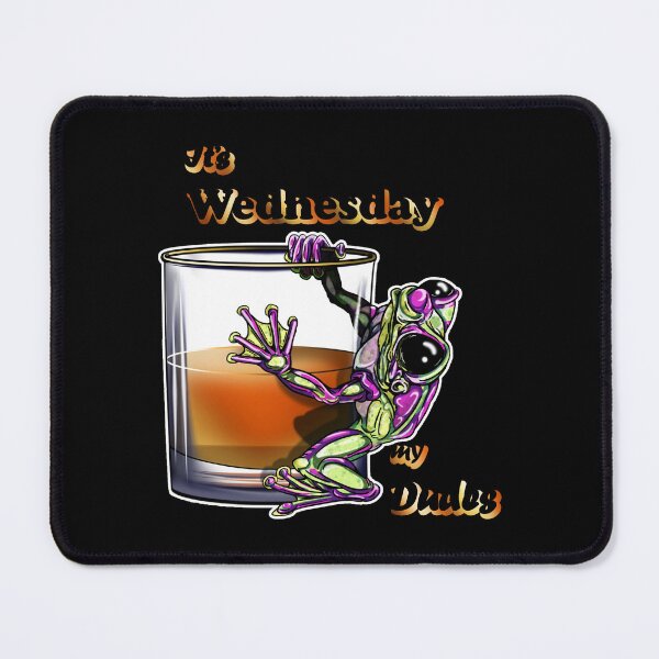 Item preview, Whiskey Frog Purple: It's Wednesday, My Dudes designed and sold by iduzarts.