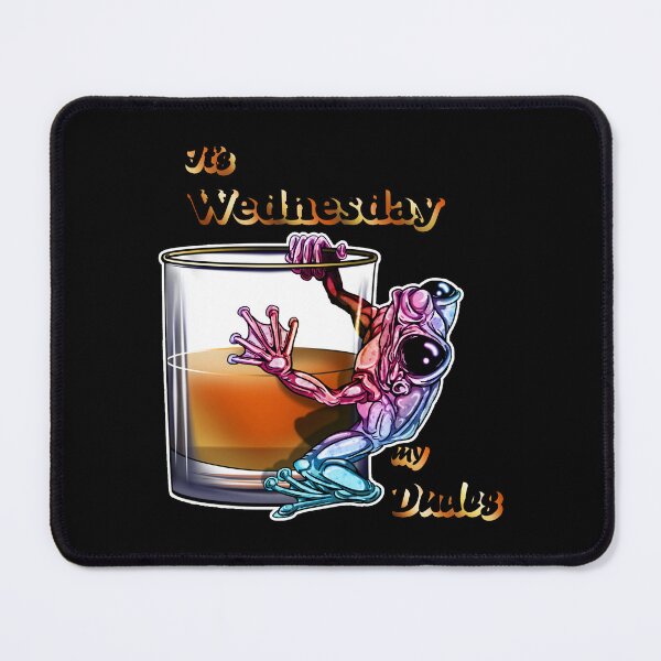 Item preview, Whiskey Frog Rainbow: It's Wednesday, My Dudes designed and sold by iduzarts.