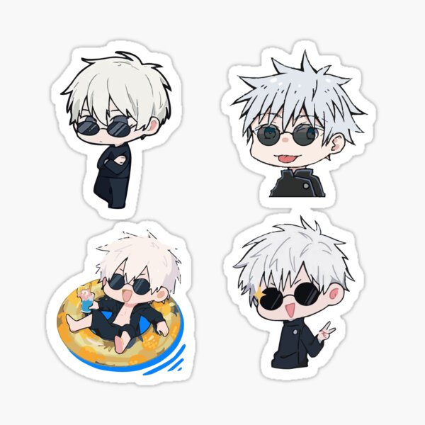 Gojo Satoru Pack Sticker For Sale By Stickers Sun Redbubble