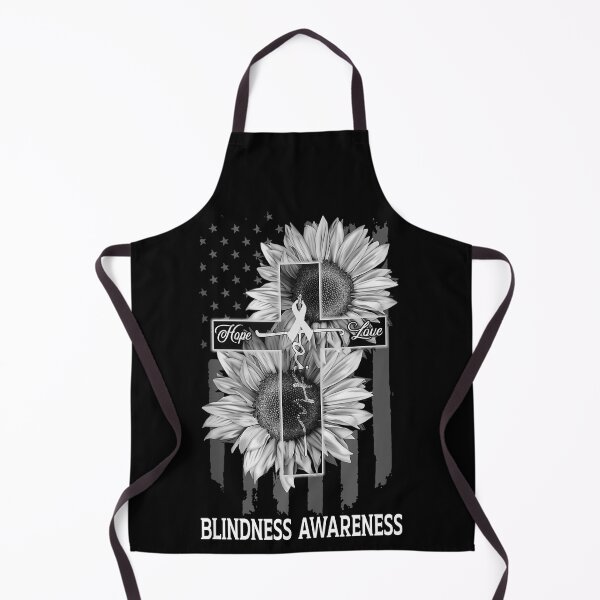 Item preview, Faith Hope Love American Flag Sunflower Christian Cross Blindness Awareness designed and sold by Tadmab.