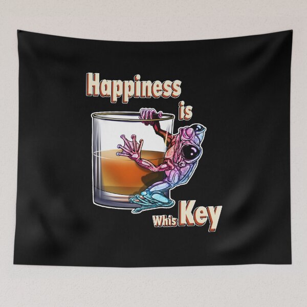 Item preview, Whiskey Frog Rainbow: Happiness is whisKEY designed and sold by iduzarts.