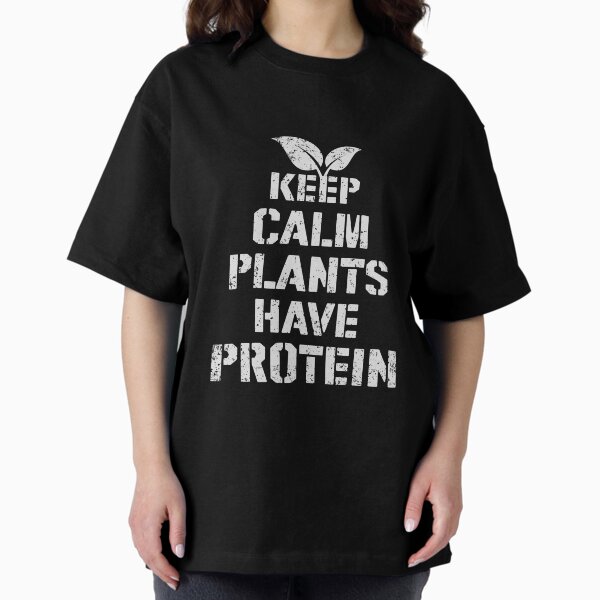 Item preview, Keep Calm Plants Have Protein Vintage Funny Vegan Plants designed and sold by raretshirtsuk.