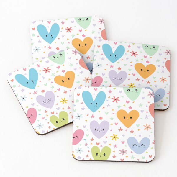 Item preview, KAWAII Y2K RETRO HEARTS  designed and sold by DiscoVibes.